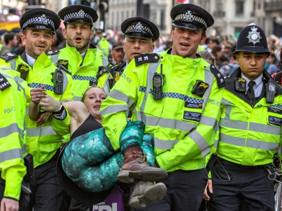 Heathrow airport to be 'shut down' by Extinction Rebellion protesters as home secretary urges police to use 'full force of law'
