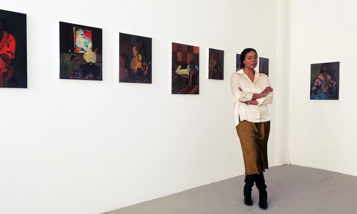 <span>Danielle Mckinney in her Jersey City studio in 2024.</span><span>Photograph: Danielle Mckinney</span>