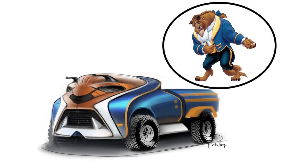 The Beast (Image: Mattel/Hot Wheels Design Team)