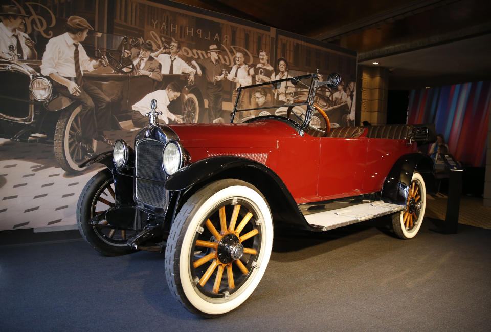 One of the Hupmobiles is housed at the Canton Classic Car Museum. (Rick Scuteri/AP Photo)
