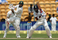 India's Lokesh Rahul plays a shot. REUTERS/Danish Siddiqui
