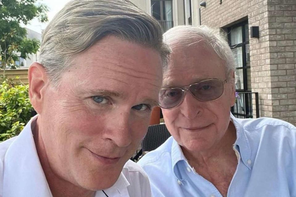 <p>Instagram/caryelwes</p>  Cary Elwes and Michael Caine