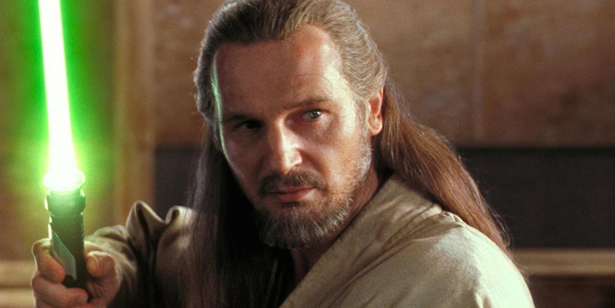 Neeson as Qui-Gon Jinn in The Phantom Menace