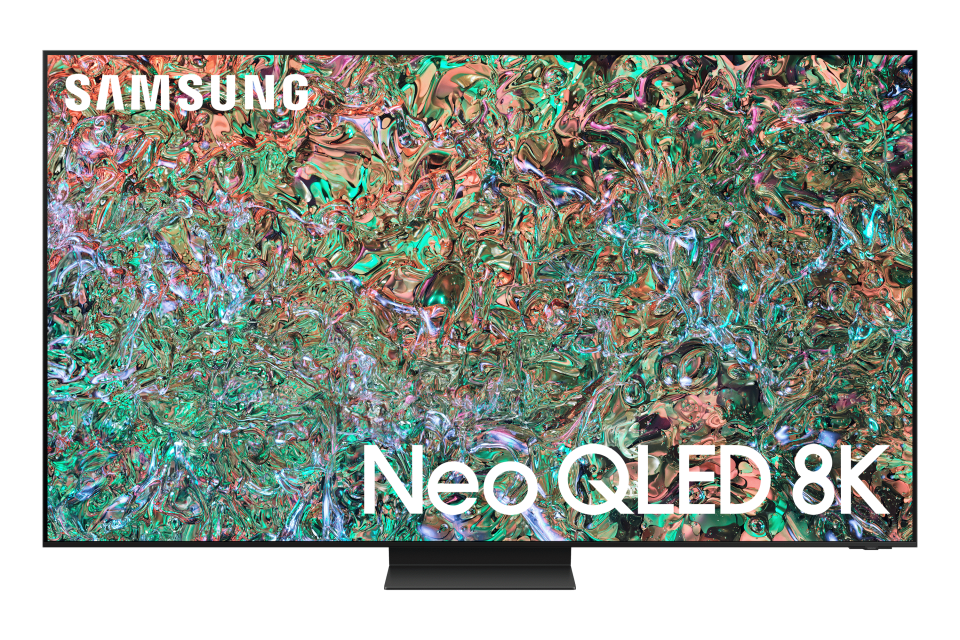 The Samsung QN800D on a white background.