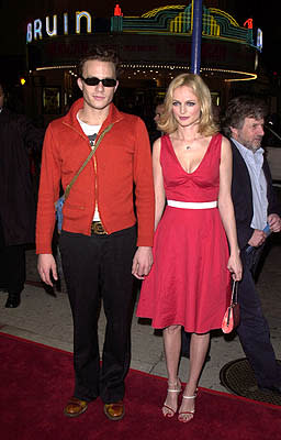 Heath Ledger and Heather Graham at the Westwood premire of 20th Century Fox's Say It Isn't So