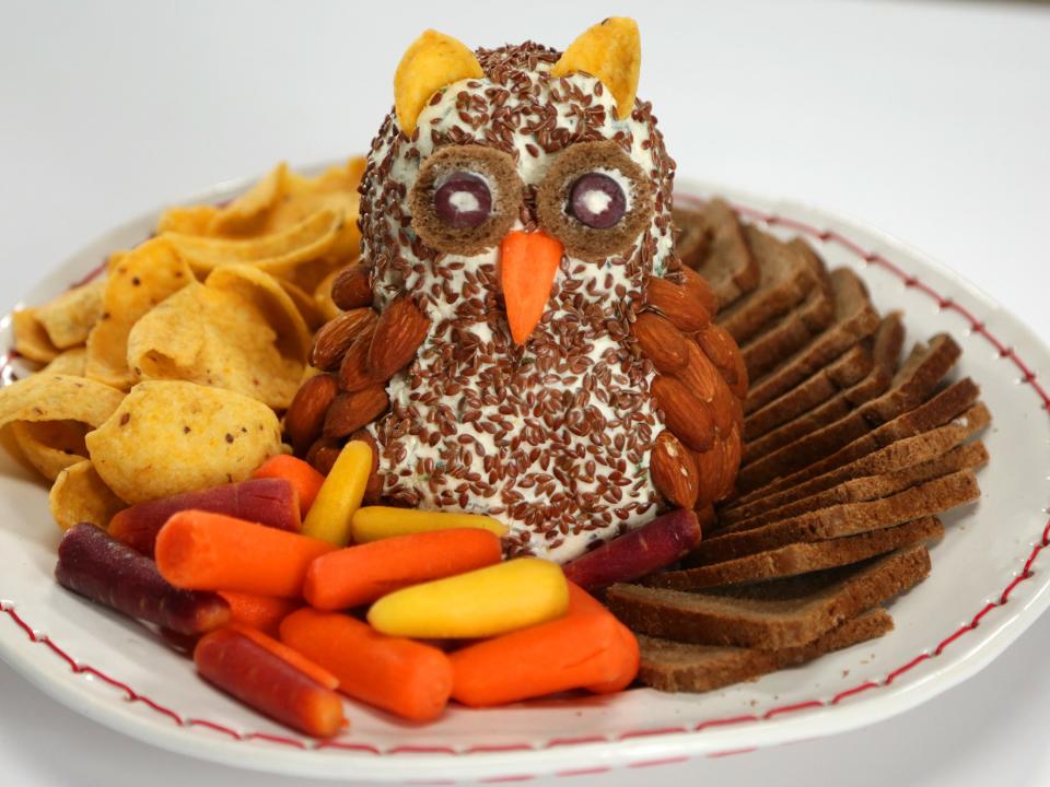 Christmas Owl Cheese Ball