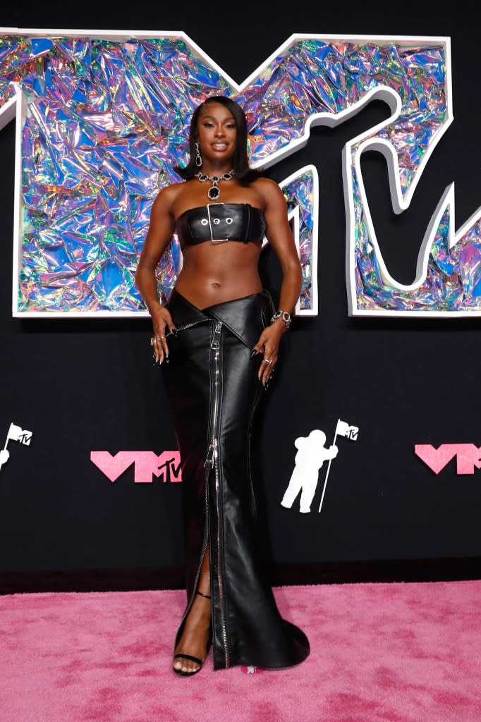 Coco Jones, 2023 mtv vmas red carpet