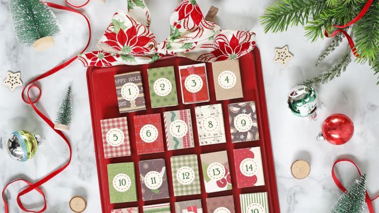 diy advent calendars matchbox