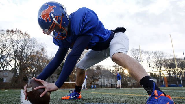 Aaron Golub, a recent graduate from Newton South High School outside Boston, is legally blind. (CBS)