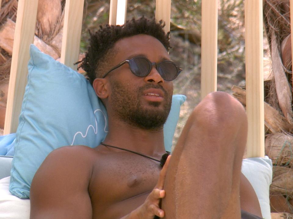 Teddy on ‘Love Island' (ITV)