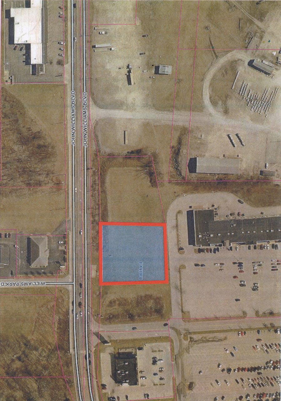 Tolson Investments is seeking a special exception permit to build an automated car wash at 3160 John Williams Blvd. The property is outlined in red and is located north of the Dollar Tree.