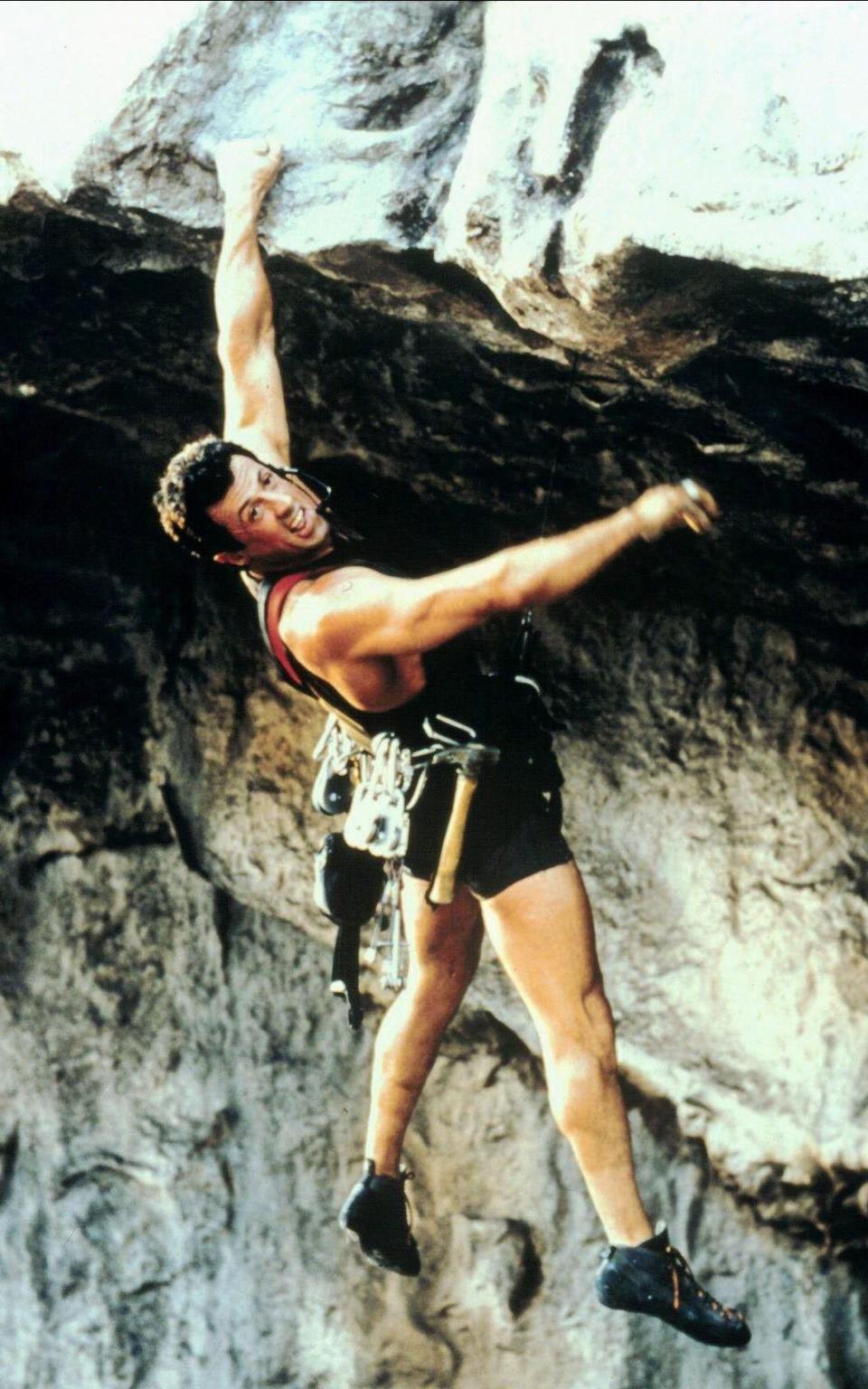 Sylvester Stallone in Cliffhanger - Maximum Film / Alamy Stock Photo