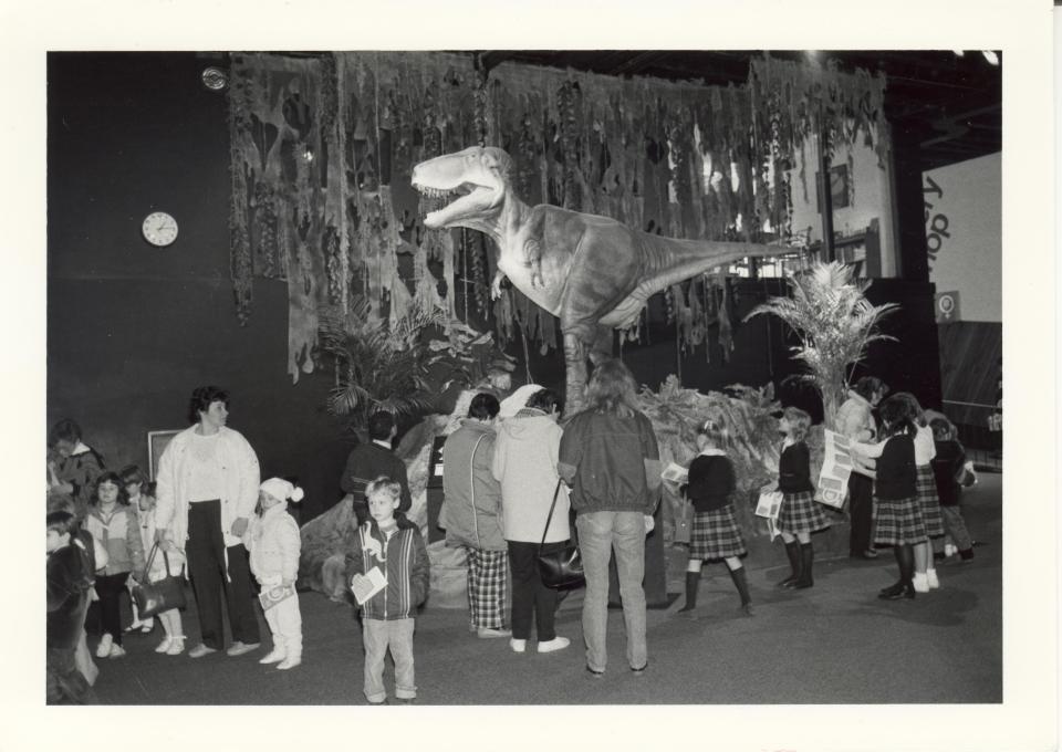 1987 - The Dinosaurs exhibit at COSI.