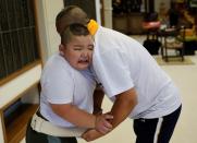 The Wider Image: Meet Kyuta: the 10-year-old, 85-kilo sumo in training