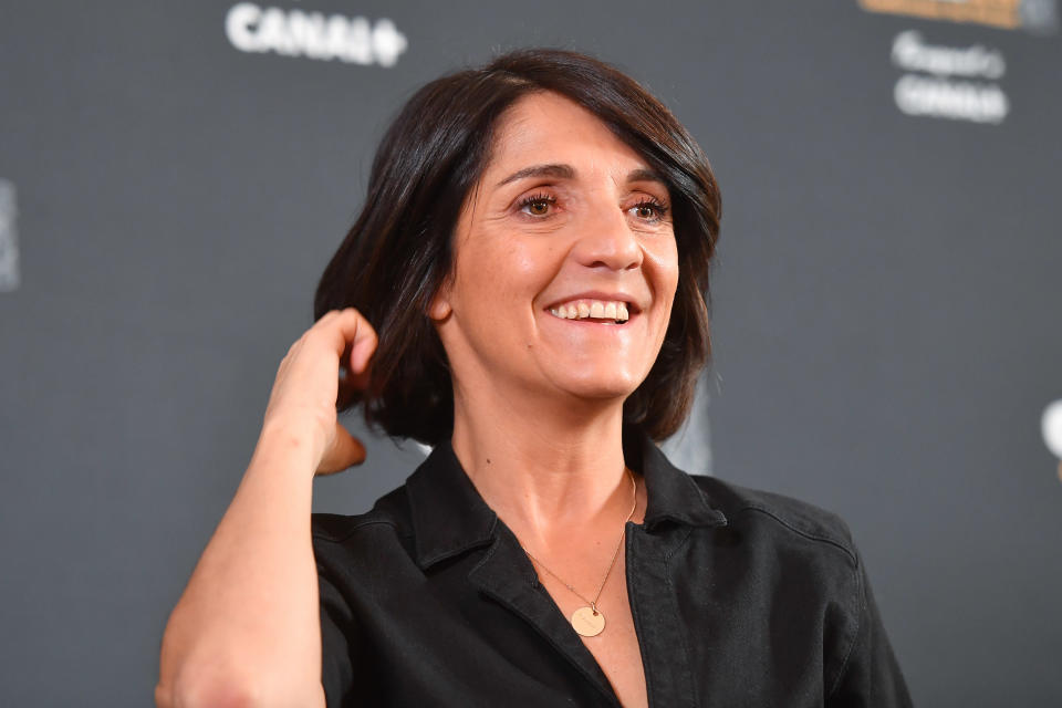 PARIS, FRANCE - JANUARY 29: Mistress of ceremonies of the Cesar 2020 Florence Foresti attends the Cesar 2020 press conference at Le Fouquet's on January 29, 2020 in Paris, France. (Photo by Stephane Cardinale - Corbis/Corbis via Getty Images)