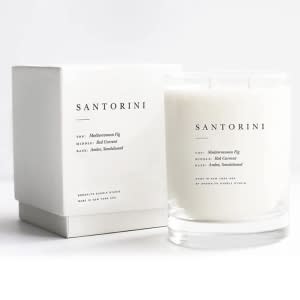 Santorini candle