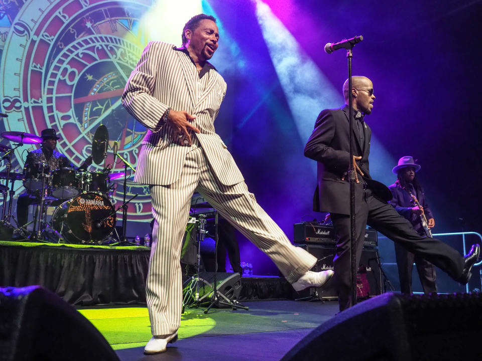 Morris Day and The Time perform during Paisley Park’s Celebration 2017 honoring Prince at Paisley Park Studios on April 22, 2017 in Chanhassen, Minnesota. (Photo by Steve Parke/Paisley Park Studios via Getty Images)