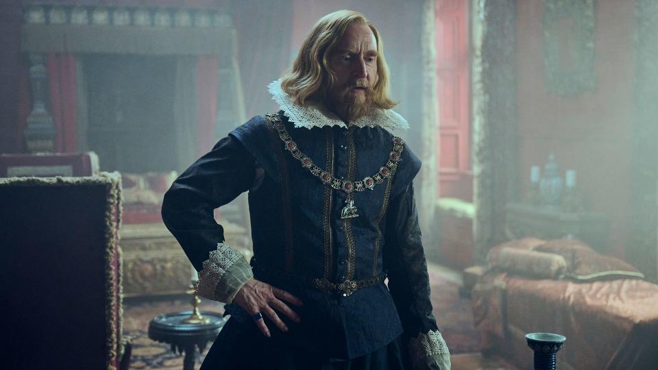 Tony Curran as King James in Mary & George