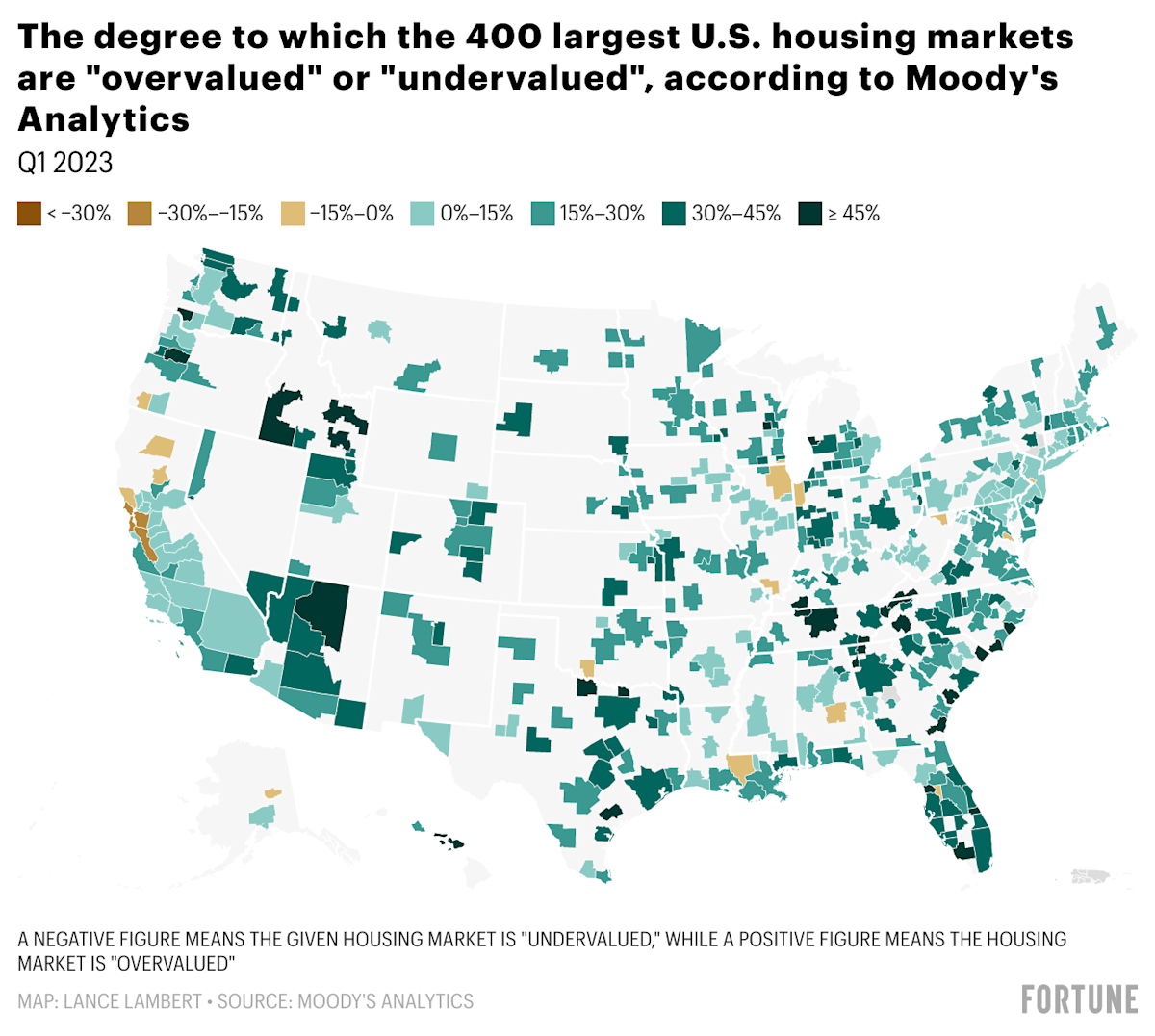 Moody’s Home prices in Chicago are undervalued while Tampa is