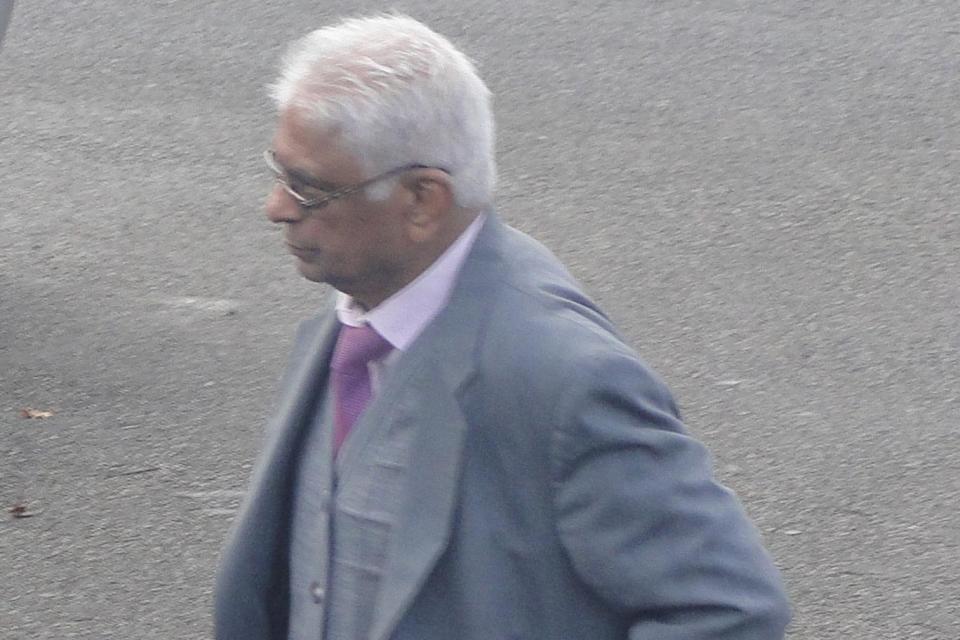 Dr Mathiaparanam Sreetharan said he received shouts of abuse after clearing plants on his side of the property (Tony Palmer)