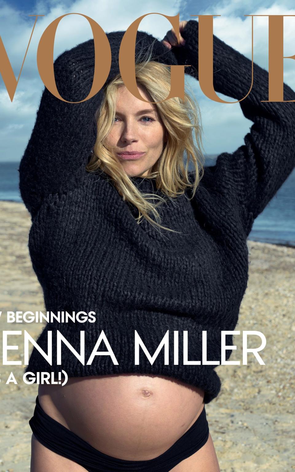 Sienna Miller on the Cover of US Vogue