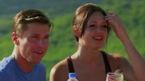 Drew and Desiree in ABC's "The Bachelorette."