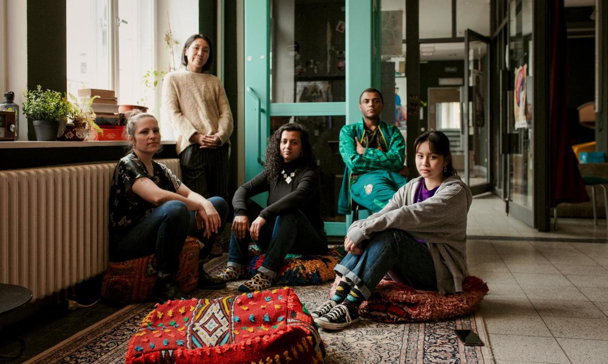 <span>The Oyoun cultural centre in Berlin-Neukölln is losing its €1m a year funding after it made statements on Gaza.</span><span>Photograph: Steffen Roth/The Guardian</span>