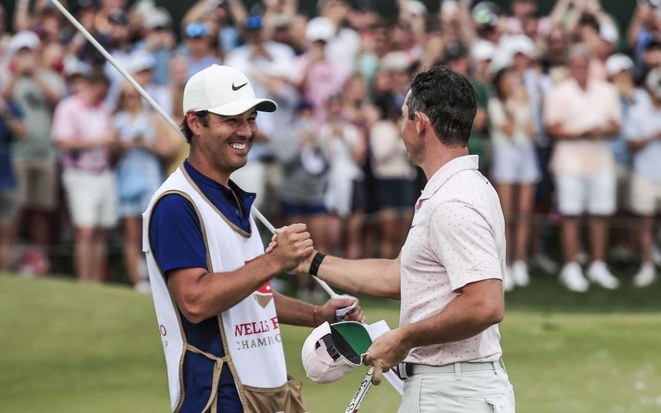 Rory McIlroy of Northern Ireland (R) and caddie Harry Diamond  - Shutterstock