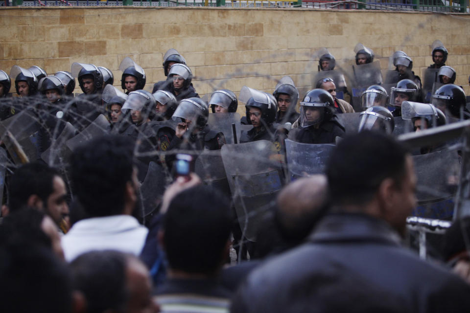 Demonstrations In Cairo Follow Football Stadium Deaths