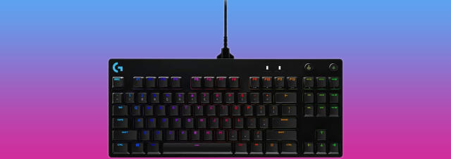 Logitech G PRO Mechanical Gaming Keyboard - Ultra-Portable Tenkeyless  Design, Detachable USB Cable, LIGHTSYNC RGB Backlit Keys, Official League  of