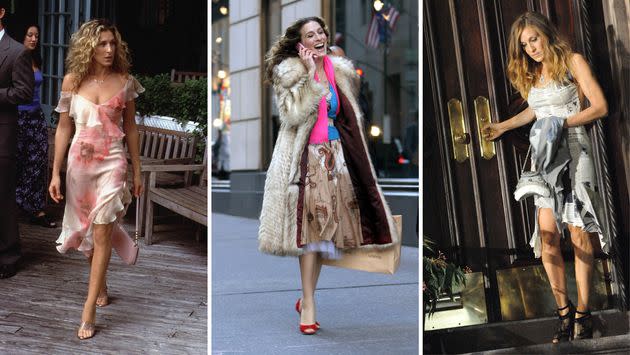  Carrie Bradshaw (played by Sarah Jessica Parker) was a true style influencer. (Photo: Getty Images/HuffPost)