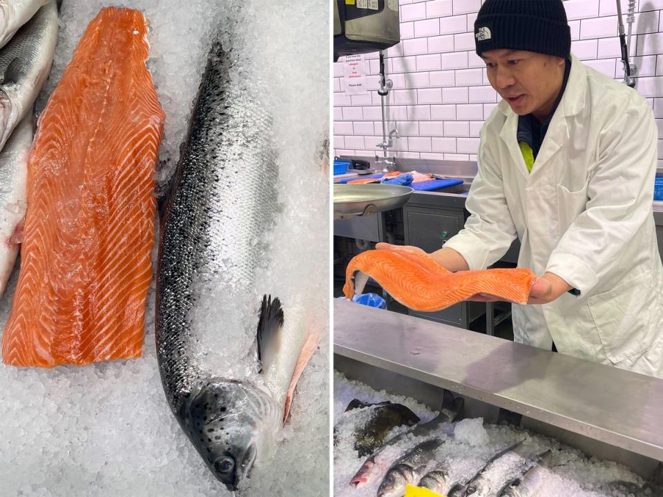 Fishmongers are your best friends when it comes to choosing the best cut of fish for sushi (Kate Ng)