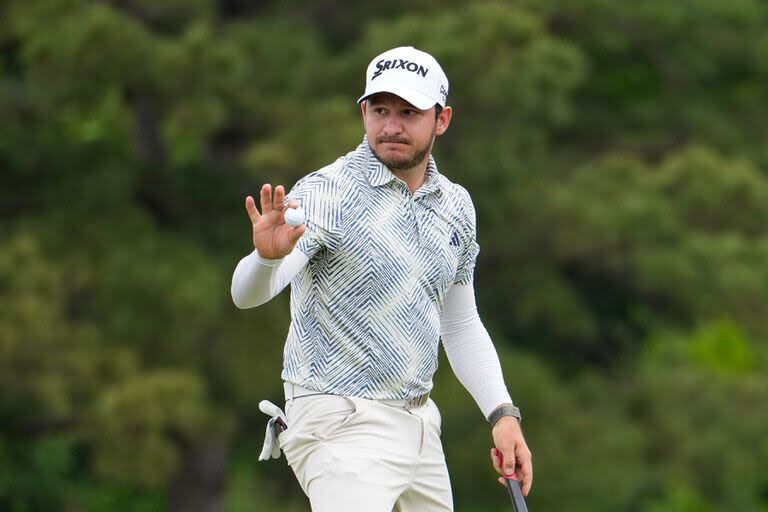 Alejandro Tosti solo falló en el hoyo final, pero fue protagonista desde el arranque del Houston Open