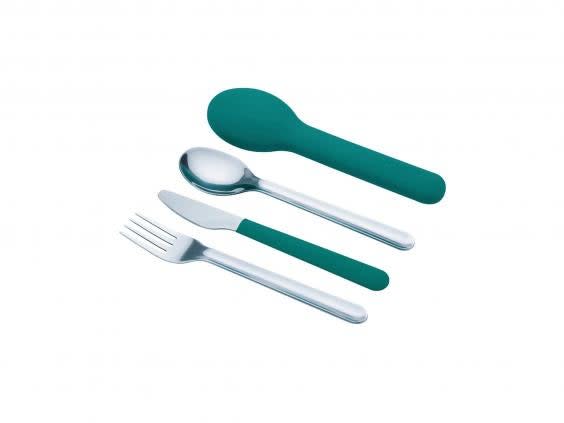 Put down the plastic knife and fork and instead reach for this stainless steel set (John Lewis & Partners)