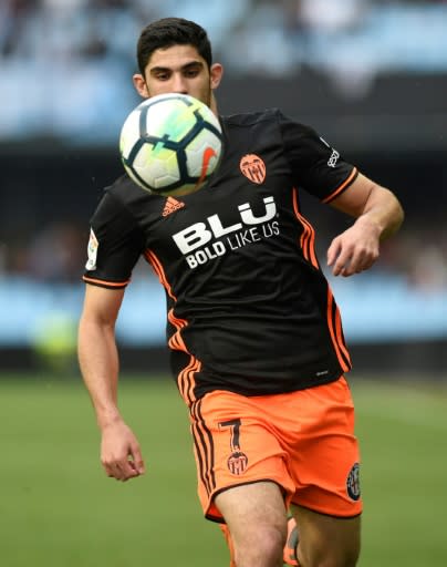 Portugal's Goncalo Guedes in action for Valencia