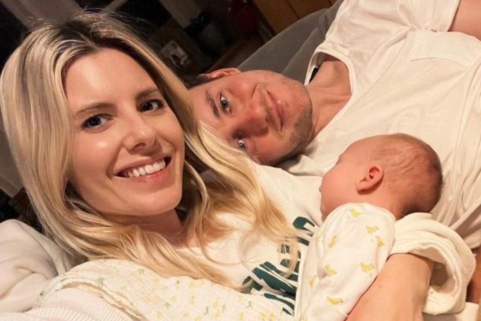 New mum Mollie King has thanked her family for getting her through Christmas after her dad’s death  (Mollie King/Instagram)