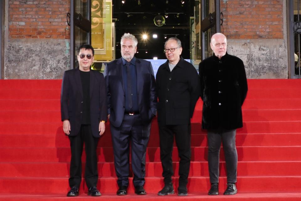 <strong><em>7th PYIFF: Jia Zhangke with Luc Besson, Lin Xudong and Marco Mueller</em></strong>