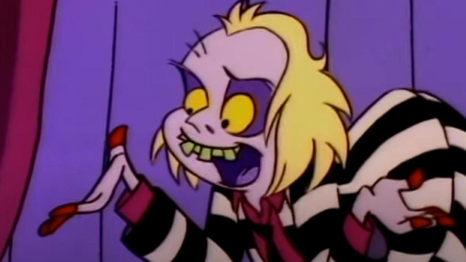 Beetlejuice smiling