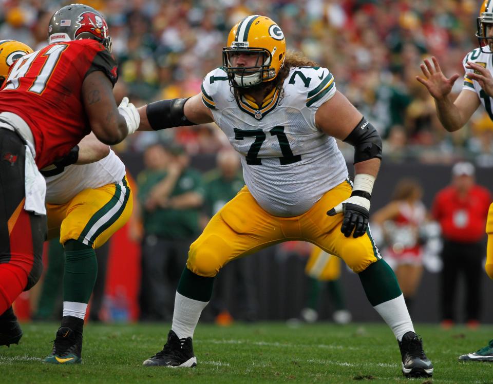 From 2009 to 2015, Green Bay Packers guard Josh Sitton started the most games (110) by a Packers offensive lineman.