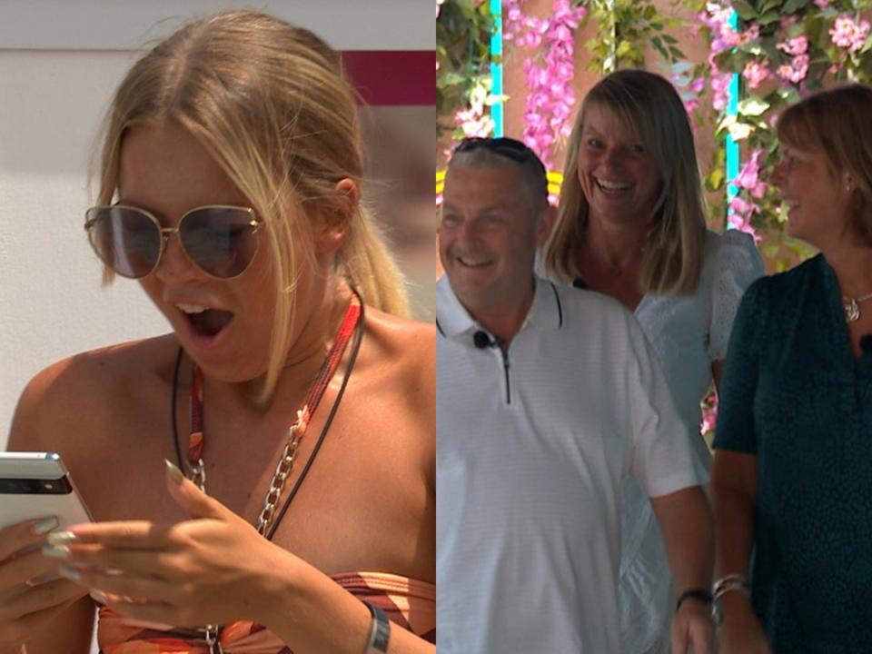 Tasha and villa parents - Love Island (ITV)