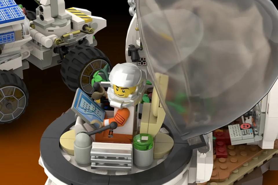 Concept image of the Lego Ideas The Martian submission