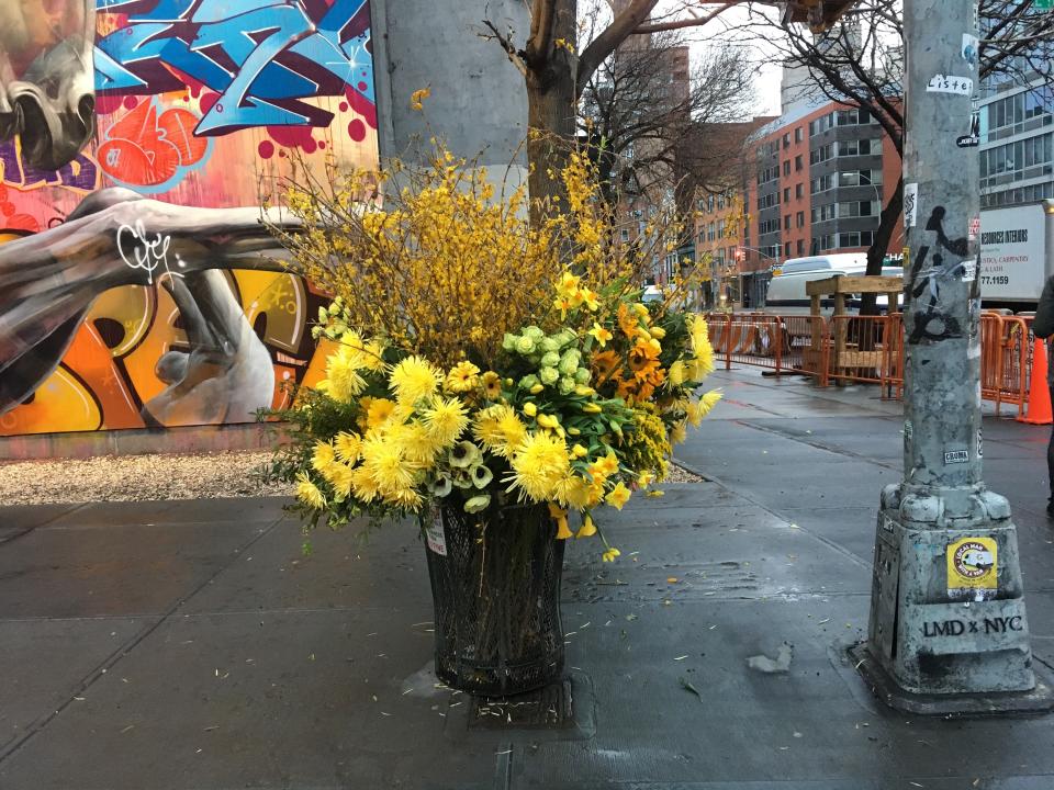 Meet the florist who has been committing random acts of flowers in New York’s public spaces.