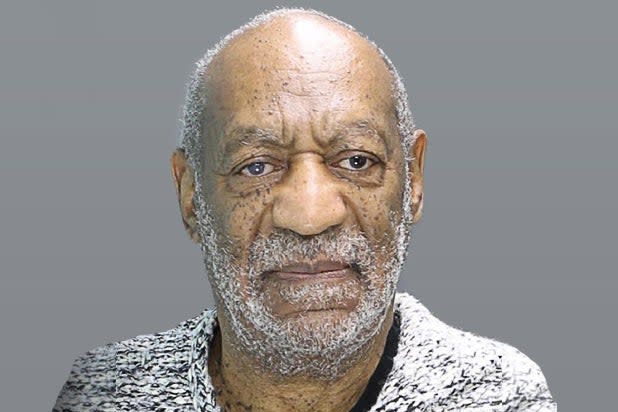 Bill Cosby mugshot: William H. Cosby poses for a mugshot photo during his arraignment December 30, 2015 in Elkins Park, Pennsylvania. Cosby was arraigned at 2:30 p.m. before Magisterial District Judge Elizabeth McHugh and charged with Aggravated Indecent Assault. Bail was set at $1 million under the condition that he surrender his passport and have no contact with the victim. Cosby was released.after posting $100,000, the required 10 percent of bail. (Photo by Montgomery County District Attorney's Office via Getty Images