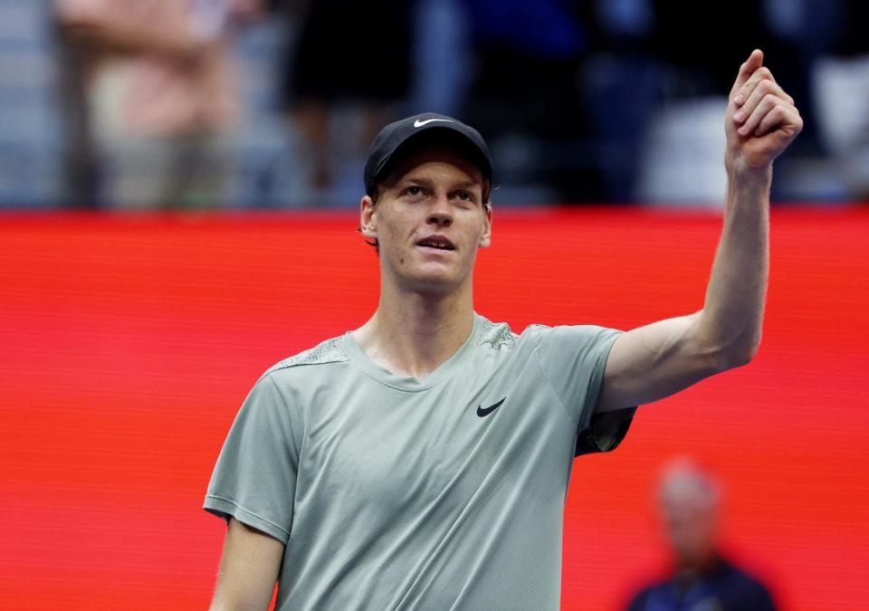 Jannik Sinner is through to the US Open final (Reuters)