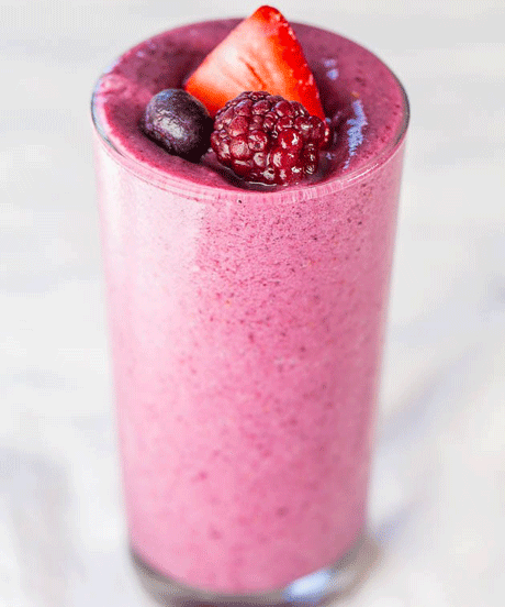 Mixed Berry Smoothie - Budget Bytes