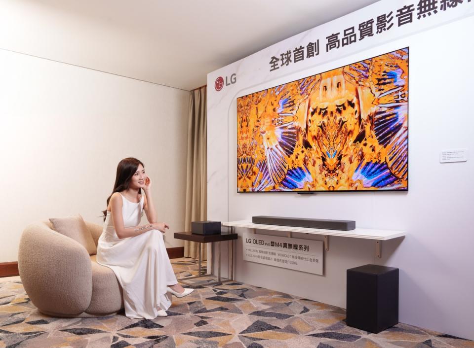 LG在台推出新款OLED電視機種，同樣能以無線形式連接使用、以AI提升畫質與聲音表現