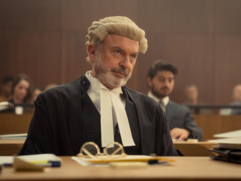 Man of the law: Sam Neill in new legal drama ‘The Twelve’ (FoxTel for ITVX)