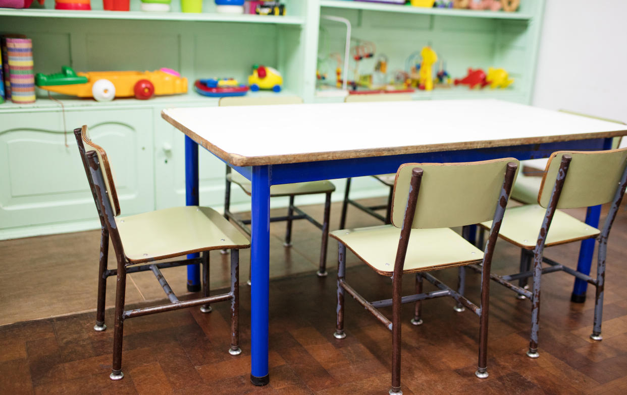 Police responded to a situation at a pre-Kindergarten class in Millbury, Mass. where a substitute teacher had accidentally dropped bullets out of his pocket. The teacher has been fired. (Photo: Getty Images/Alvarez)