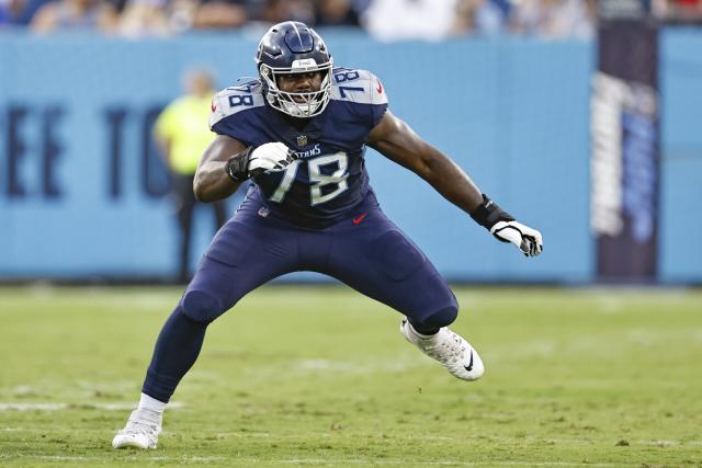 Titans OL Nicholas Petit-Frere Suspended for Six Games By the NFL for  Violating the League's Gambling Policy