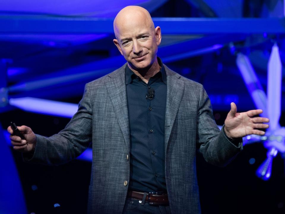 Jeff Bezos stepped down as Amazon CEO, but retained his position as executive chairman (AFP via Getty Images)